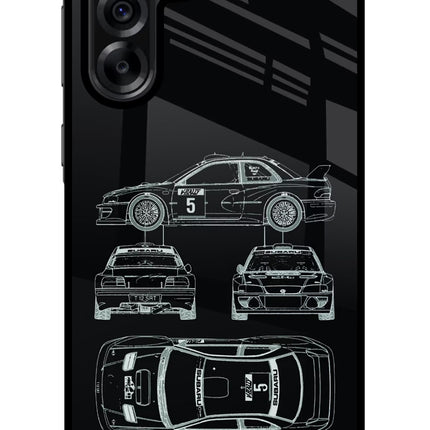 WRC'99 Samsung A36 5G Glass Case Back Cover by Casekaro