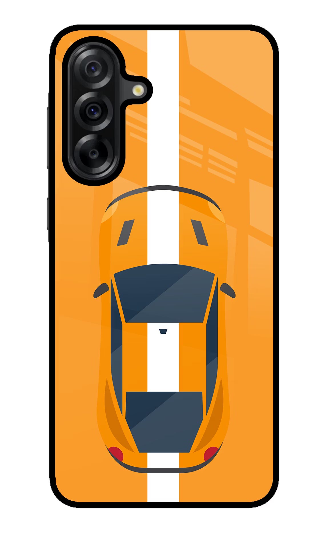 Highway Pursuit Samsung A36 5G Glass Case Back Cover by Casekaro