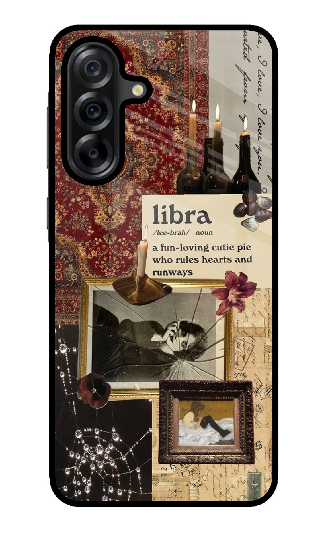 Libra Zodiac Samsung A36 5G Glass Case
