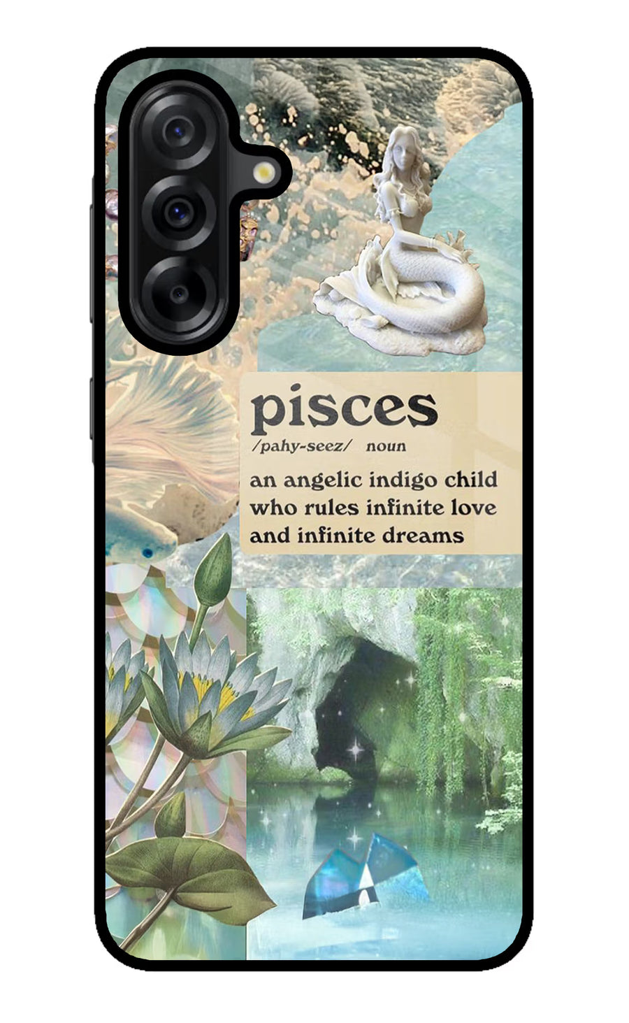 Pisces Zodiac Samsung A36 5G Back Cover, Metal case