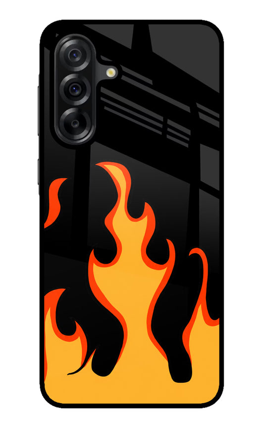 Fired Up – Black Samsung A36 5G Glass Case
