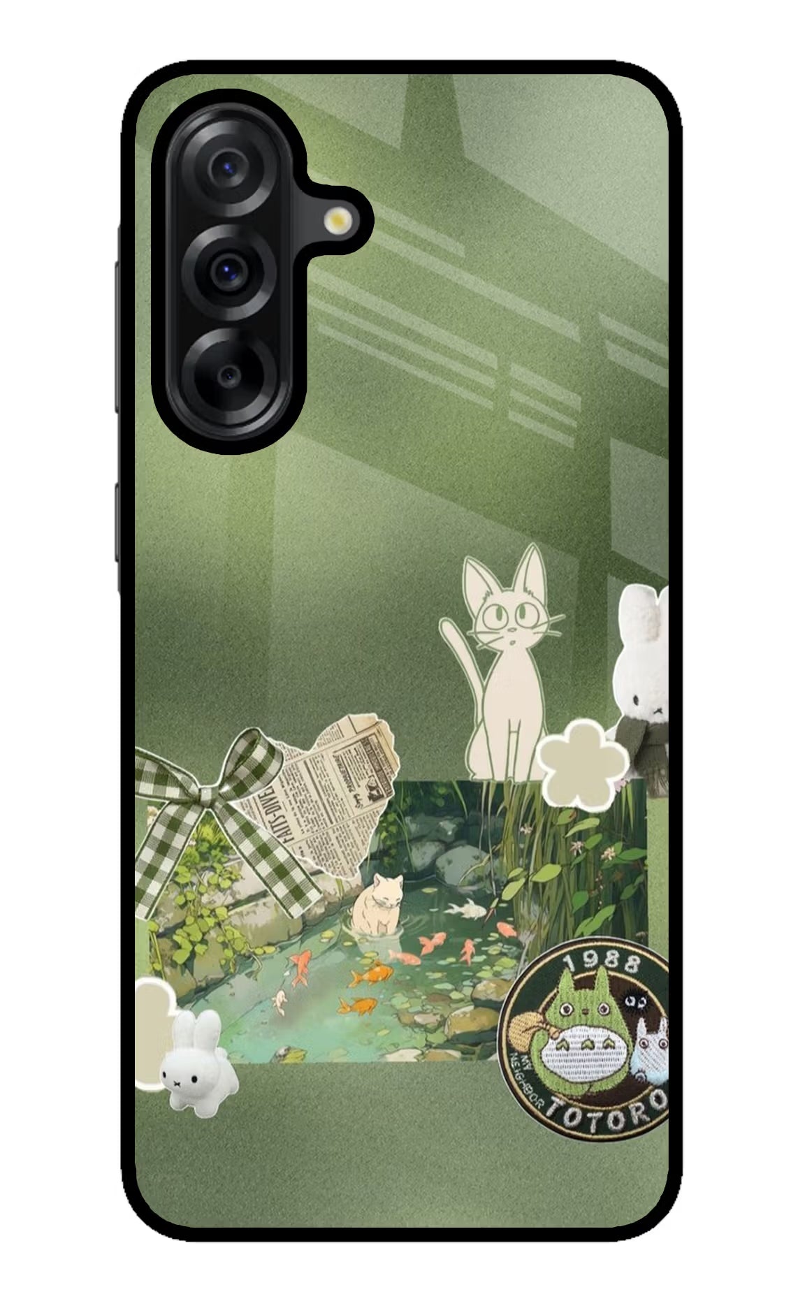 Aesthetic anime Samsung A36 5G Glass Case