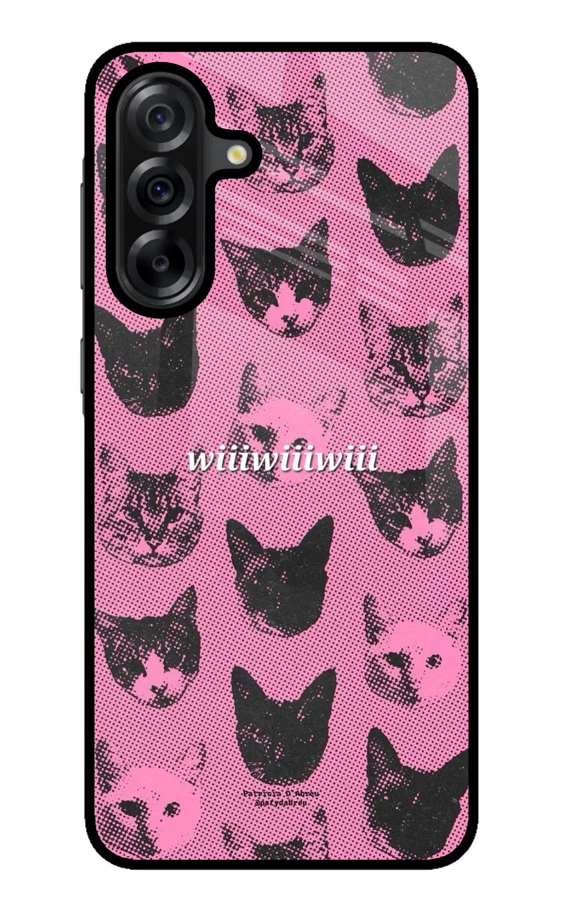 Pink Cats Samsung A36 5G Glass Case
