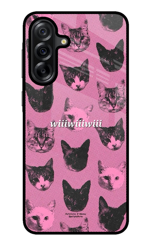 Pink Cats Samsung A36 5G Glass Case