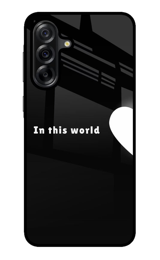 This World Samsung A36 5G Glass Case