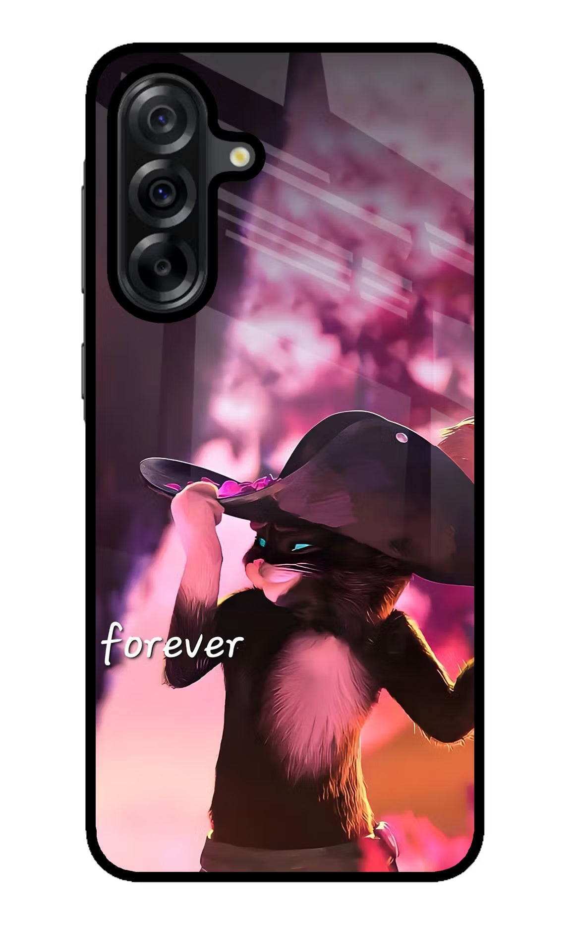 Forever Cat Samsung A36 5G Glass Case