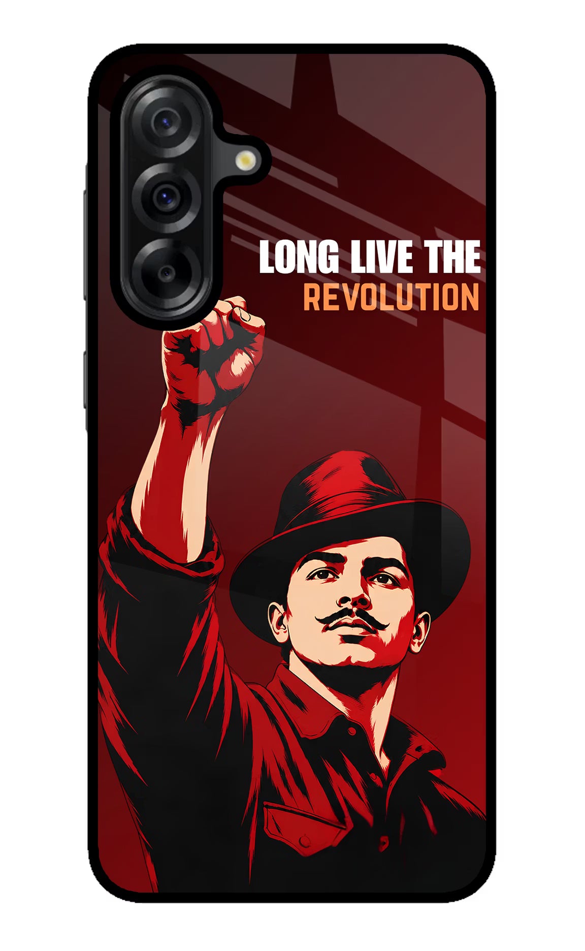 Bhagat Singh Revolution Samsung A36 5G Glass Case
