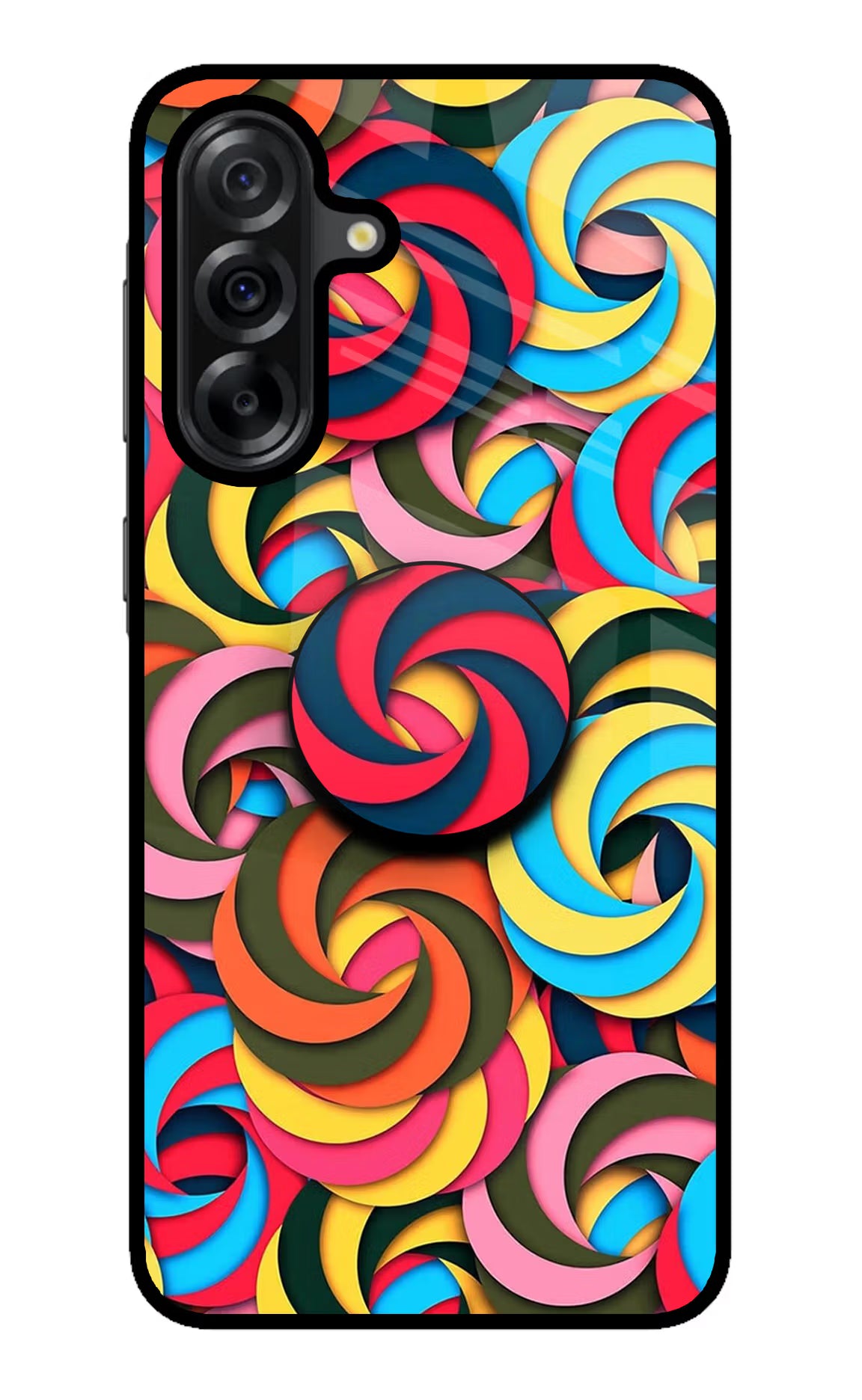 Spiral Pattern Samsung A36 5G Pop Case by Casekaro