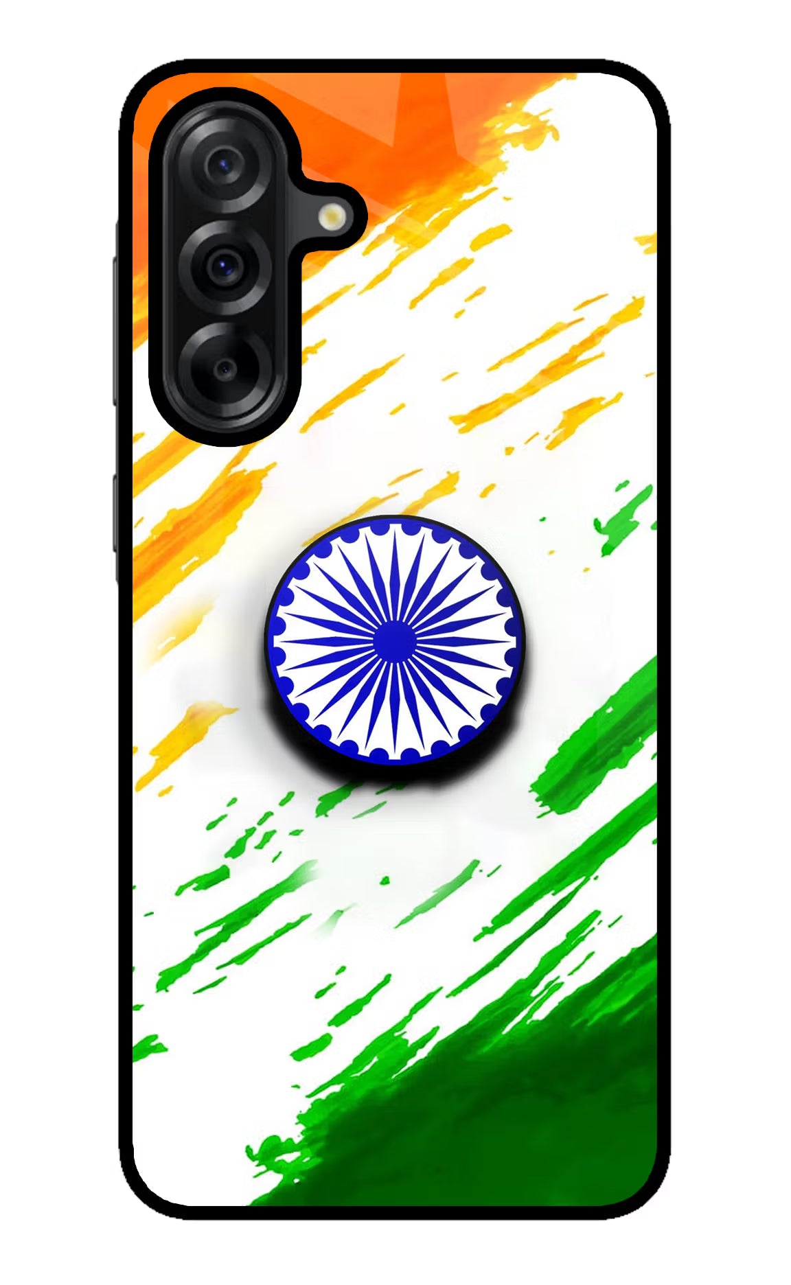 Indian Flag Ashoka Chakra Samsung A36 5G Pop Case by Casekaro
