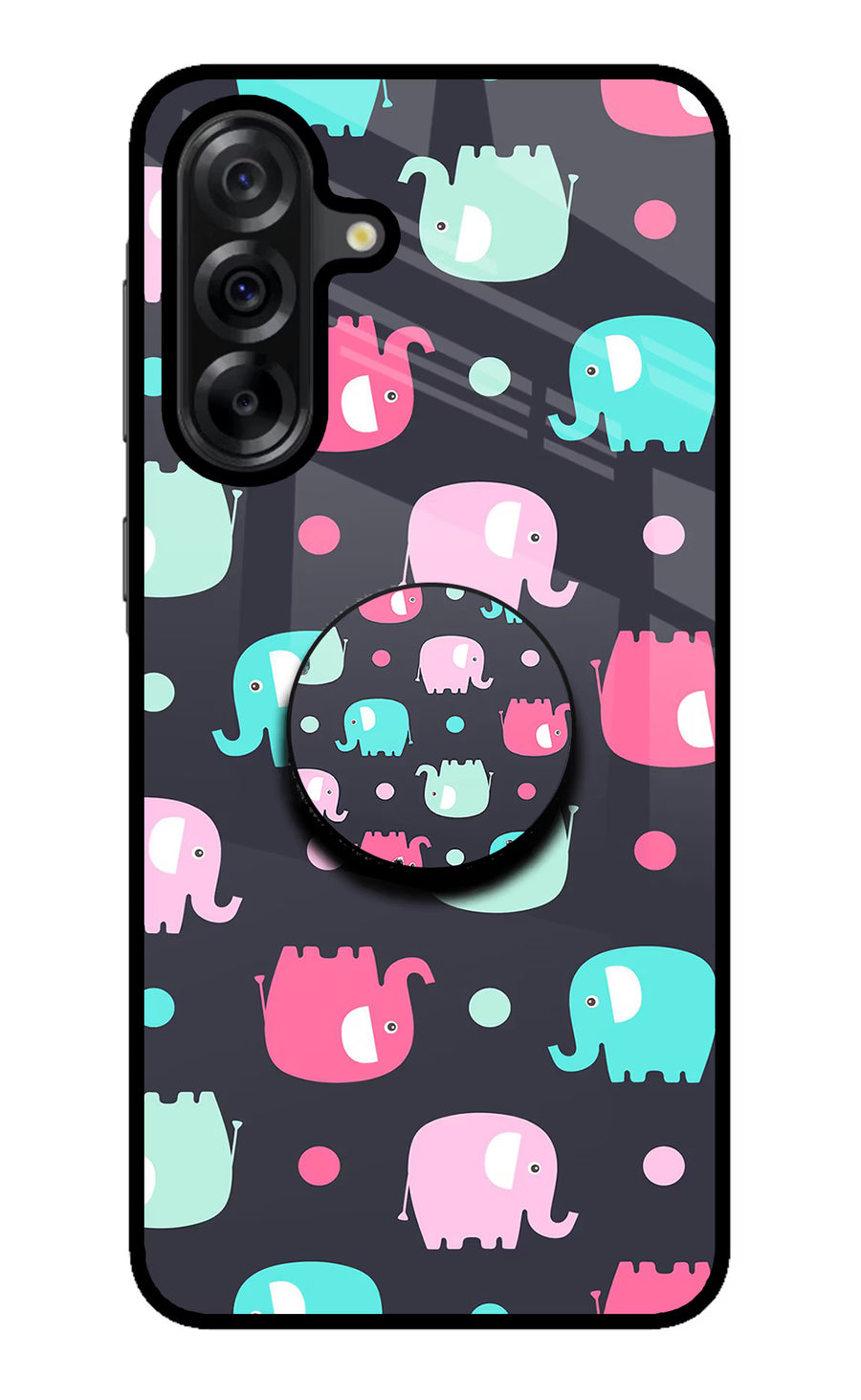 Baby Elephants Samsung A36 5G Pop Case, Metal case