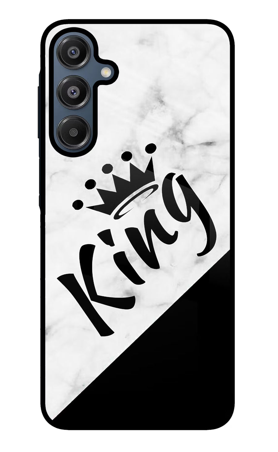 King Samsung A16 5G Back Cover, Glass case