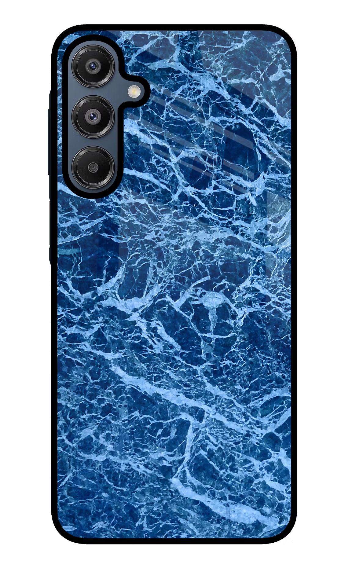 Blue Marble Samsung A16 5G Glass Case Back Cover by Casekaro