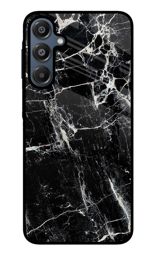 Black Marble Texture Samsung A16 5G Glass Case