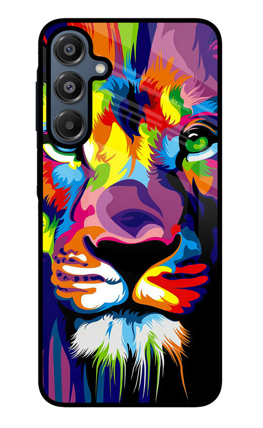 Lion Samsung A16 5G Glass Case