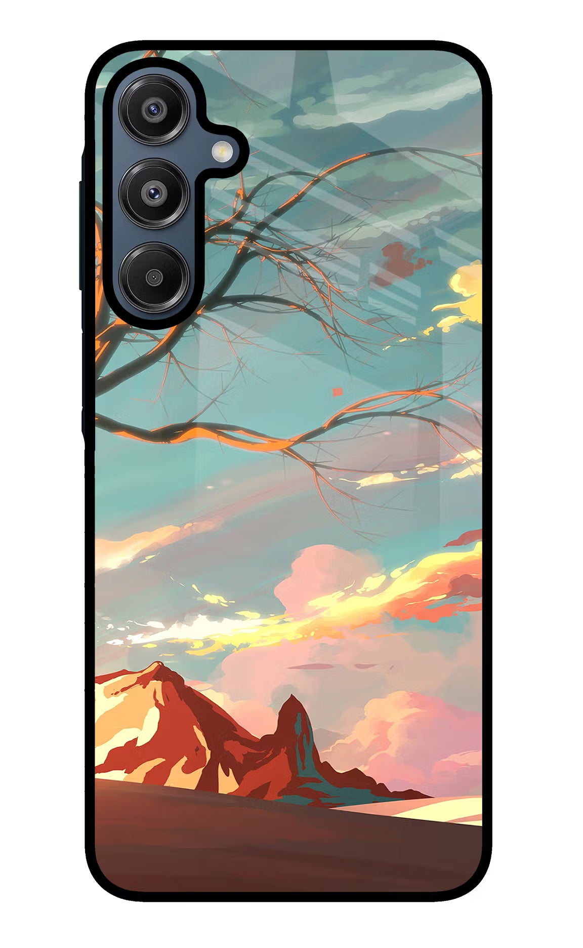 Scenery Samsung A16 5G Glass Case Back Cover by Casekaro