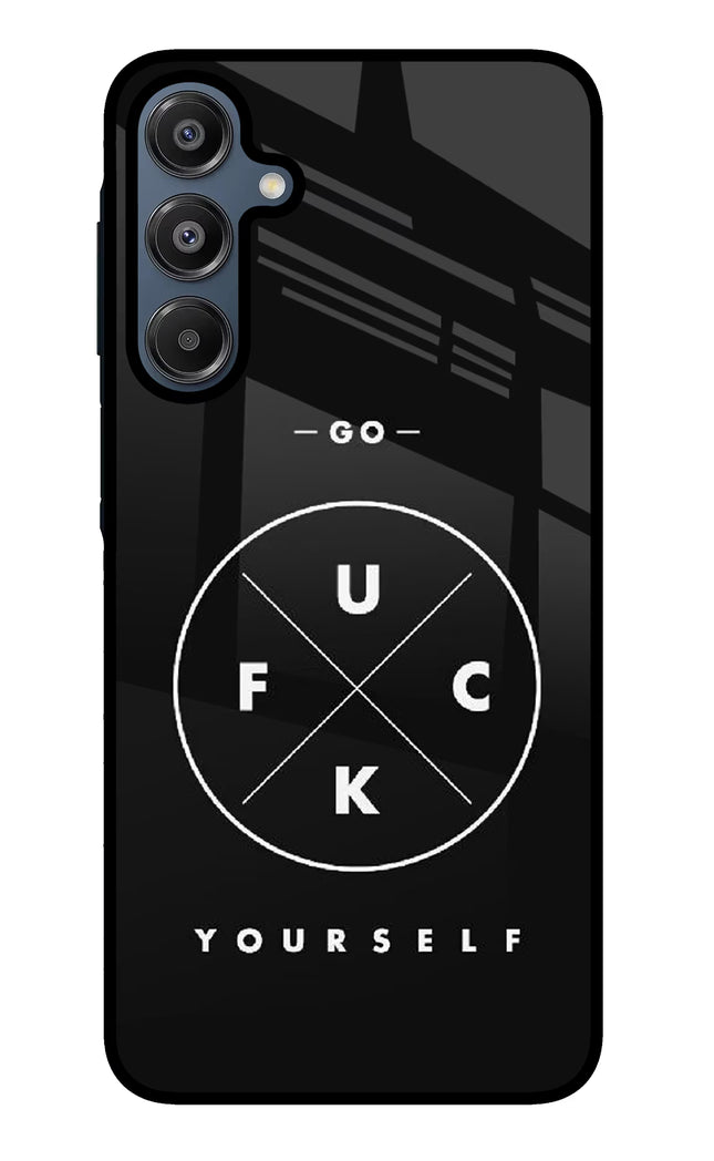 Go Fuck Yourself Samsung A16 5G Glass Case