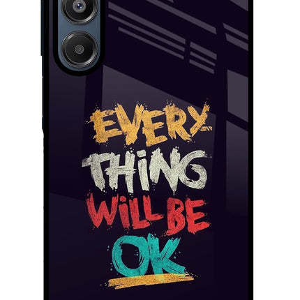 Everything Will Be Ok Samsung A16 5G Glass Case