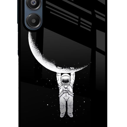 Moon Space Samsung A16 5G Glass Case