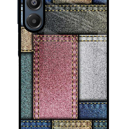 Multicolor Jeans Samsung A16 5G Glass Case
