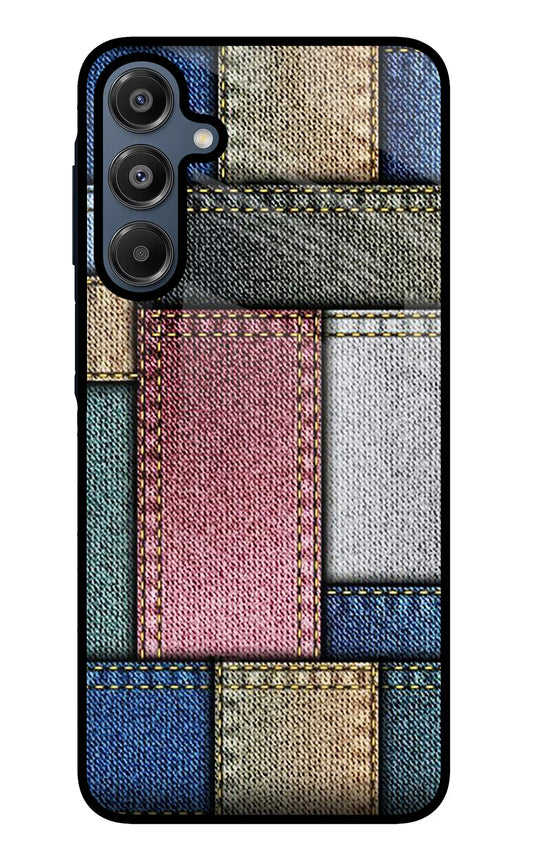 Multicolor Jeans Samsung A16 5G Glass Case