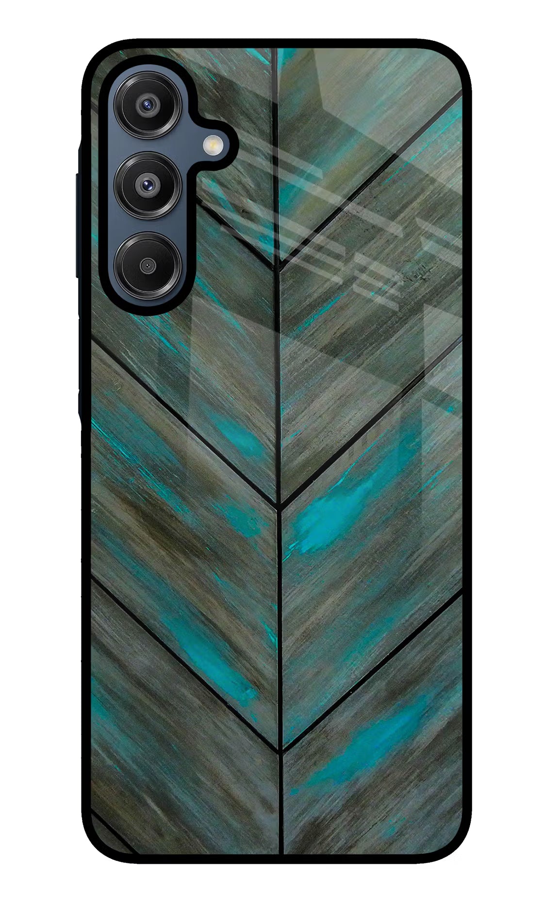 Pattern Samsung A16 5G Glass Case Back Cover by Casekaro