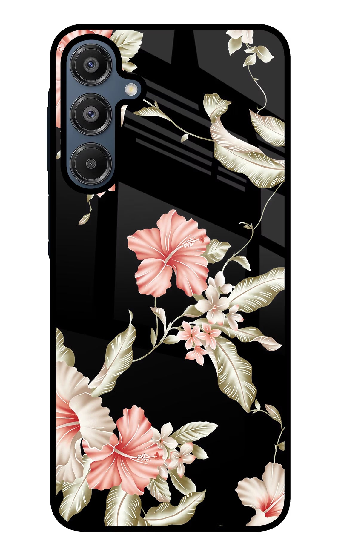 Flowers Samsung A16 5G Glass Case Back Cover by Casekaro
