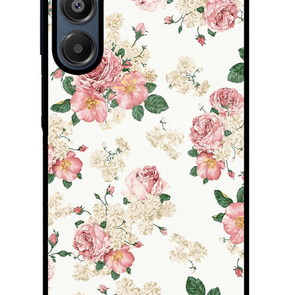 Flowers Samsung A16 5G Glass Case