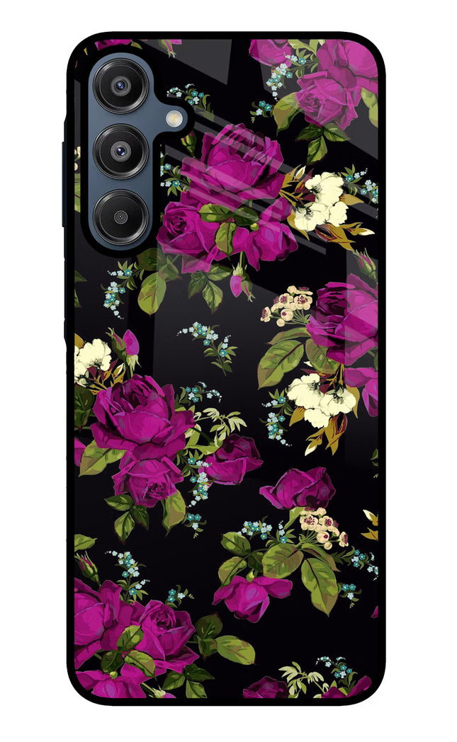 Flowers Samsung A16 5G Glass Case
