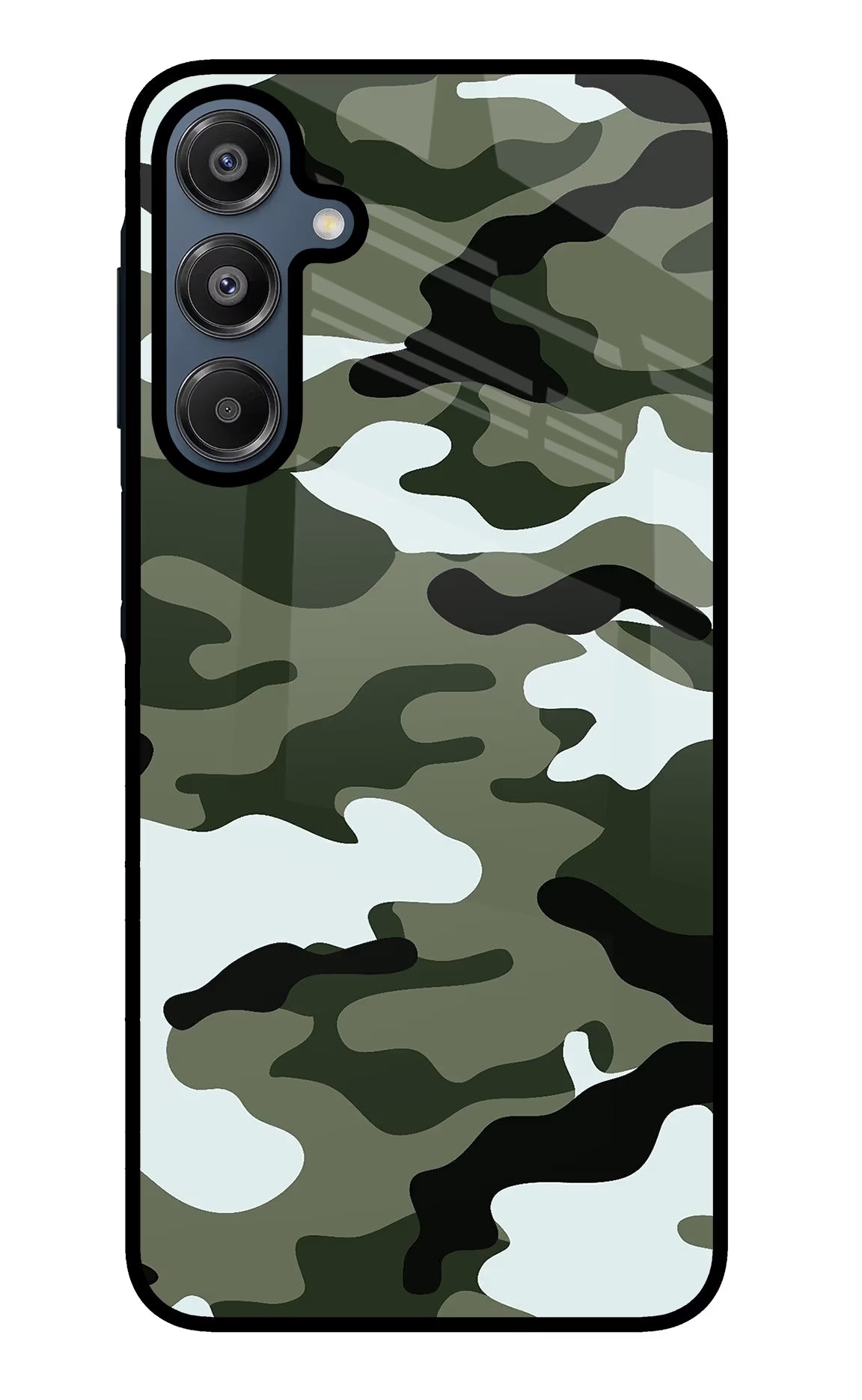 Camouflage Samsung A16 5G Glass Case