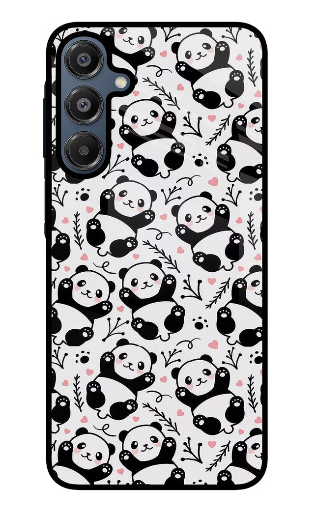 Cute Panda Samsung A16 5G Glass Case