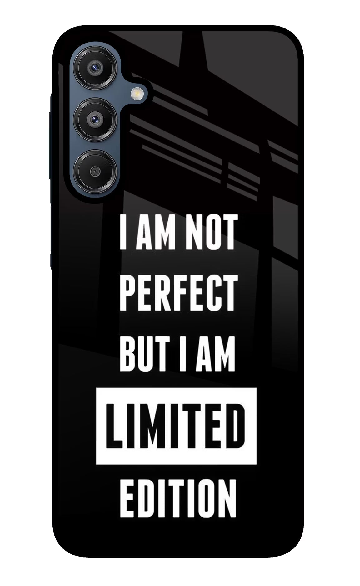 I Am Not Perfect But I Am Limited Edition Samsung A16 5G Glass Case