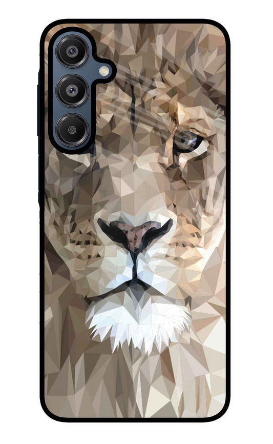 Lion Art Samsung A16 5G Glass Case