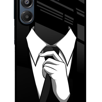 Black Tie Samsung A16 5G Glass Case