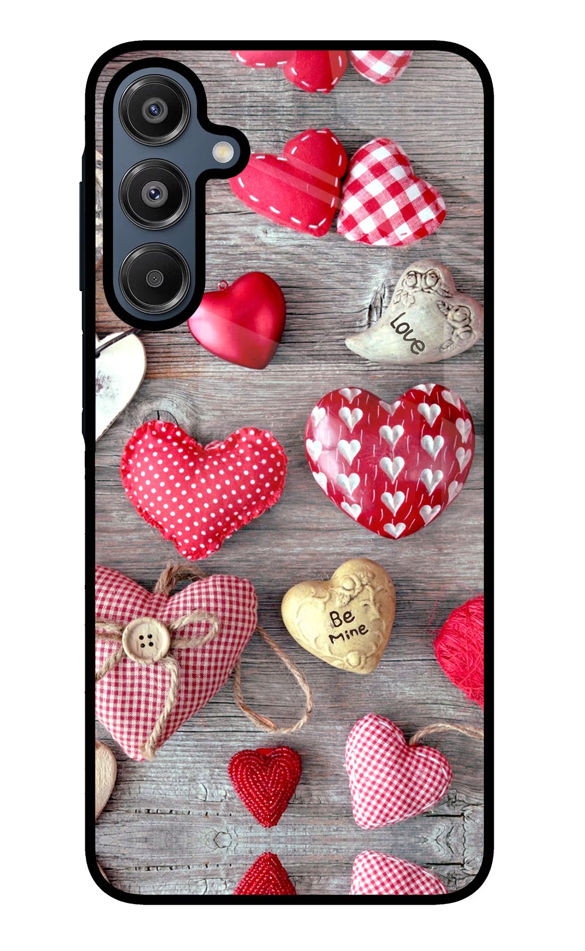 Love Wallpaper Samsung A16 5G Glass Case Back Cover by Casekaro