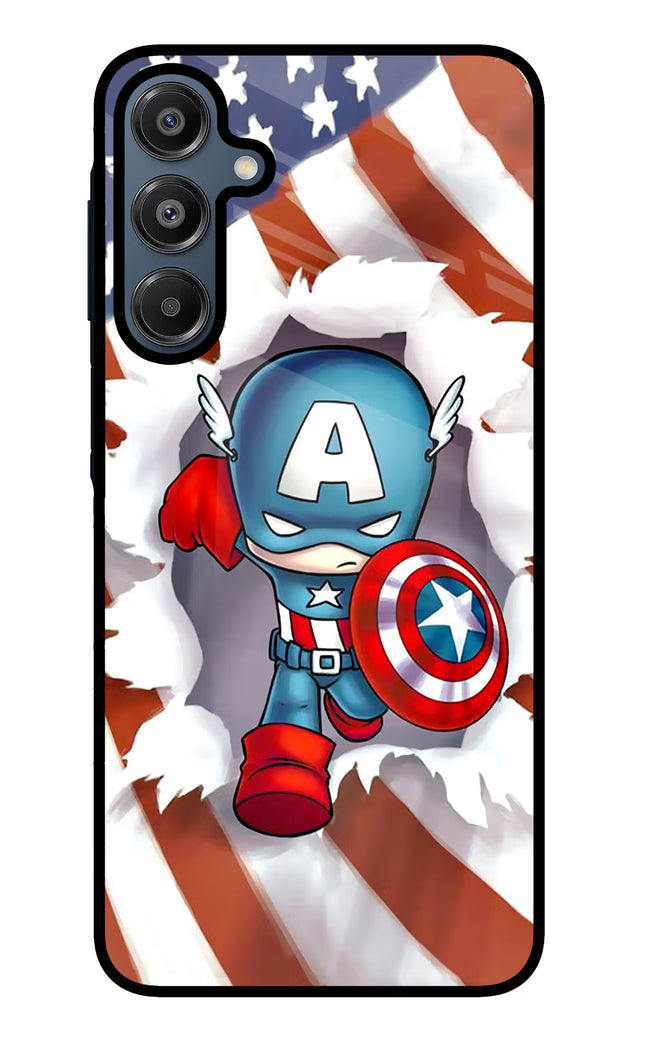 Captain America Samsung A16 5G Glass Case