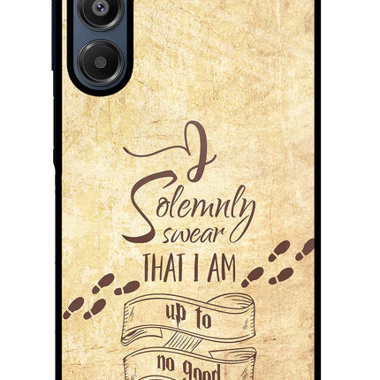I Solemnly swear that i up to no good Samsung A16 5G Glass Case