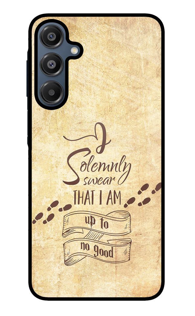 I Solemnly swear that i up to no good Samsung A16 5G Glass Case