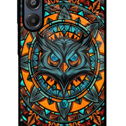 Angry Owl Art Samsung A16 5G Glass Case