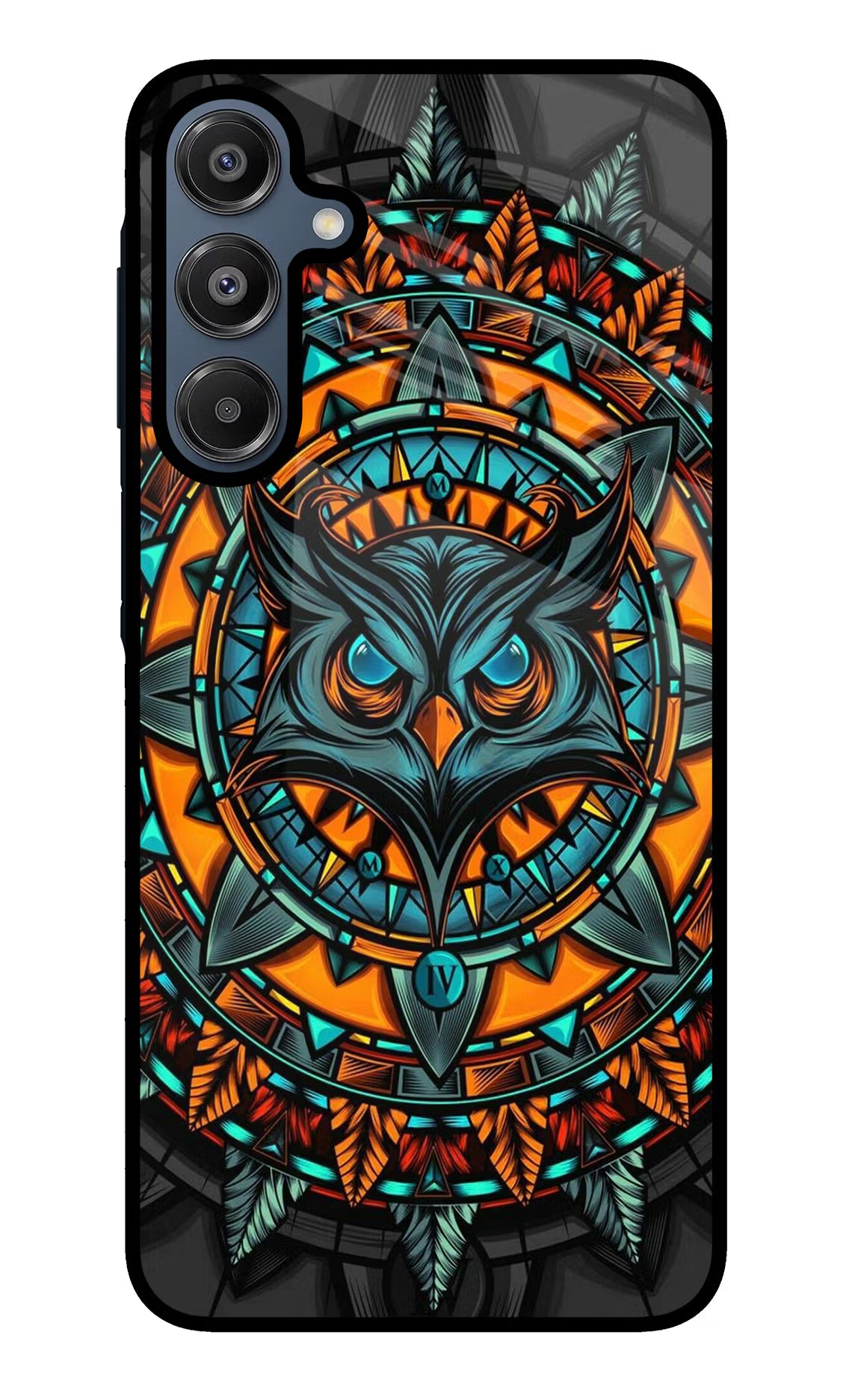 Angry Owl Art Samsung A16 5G Glass Case
