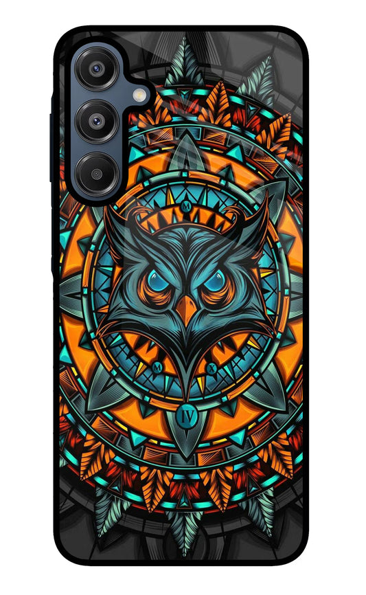 Angry Owl Art Samsung A16 5G Glass Case