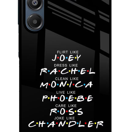 FRIENDS Character Samsung A16 5G Glass Case