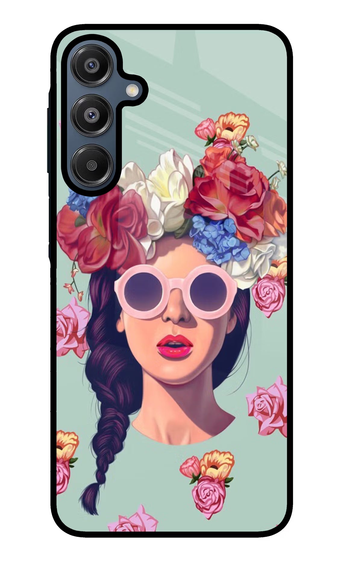 Pretty Girl Samsung A16 5G Glass Case Back Cover by Casekaro