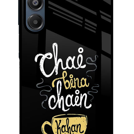 Chai Bina Chain Kaha Re Samsung A16 5G Glass Case