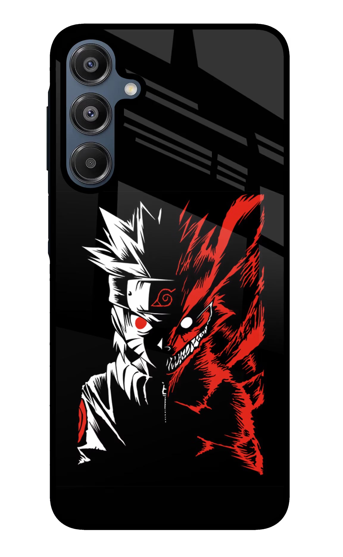 Naruto Two Face Samsung A16 5G Glass Case Back Cover by Casekaro