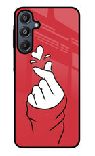 Korean Love Sign Samsung A16 5G Glass Case