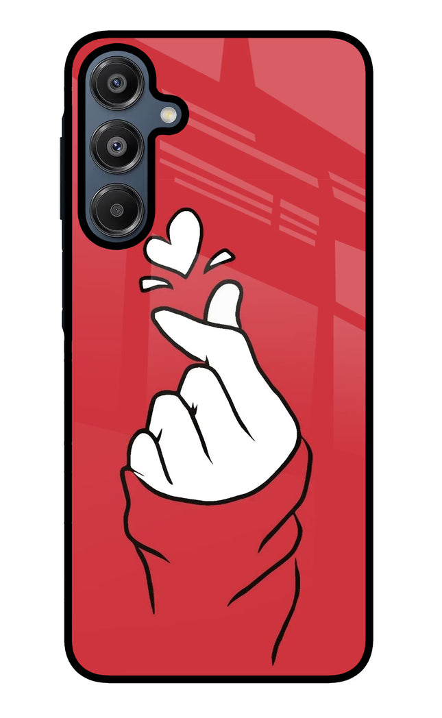 Korean Love Sign Samsung A16 5G Glass Case