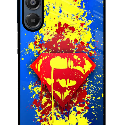 Superman logo Samsung A16 5G Glass Case