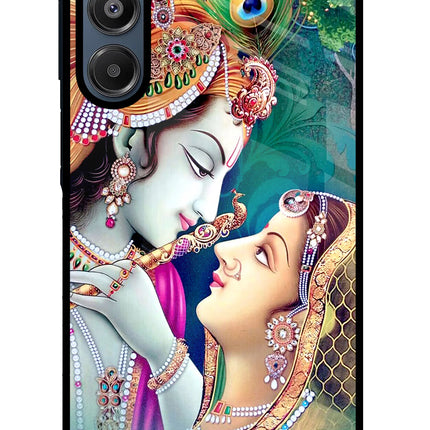Lord Radha Krishna Samsung A16 5G Glass Case