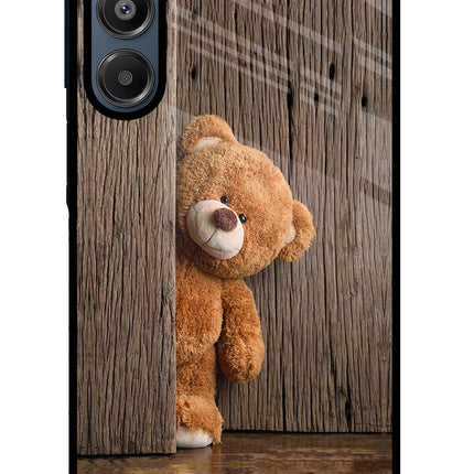 Teddy Wooden Samsung A16 5G Glass Case