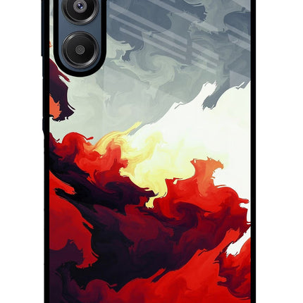 Fire Cloud Samsung A16 5G Glass Case